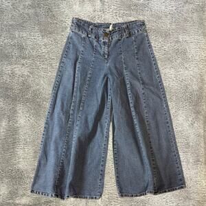 Vintage Wide Led Baggy Denim Coluttes